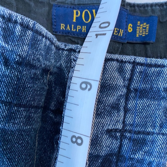 Polo Ralph Lauren Women's Thin Stripe Blue Jeans Size 6 - Picture 14 of 15